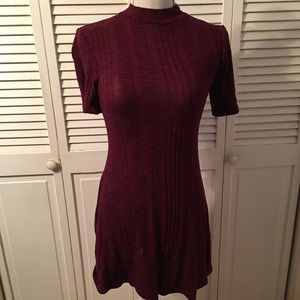 Short Sleeve Light Sweater Dress